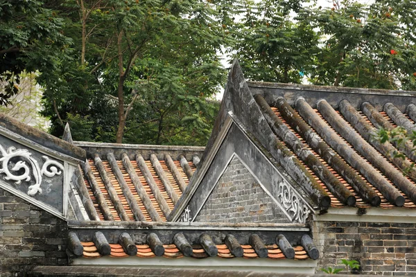Čínské stavební střecha — Stock fotografie