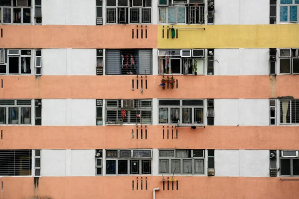 Apartman bloğu hong Kong, Çin — Stok fotoğraf