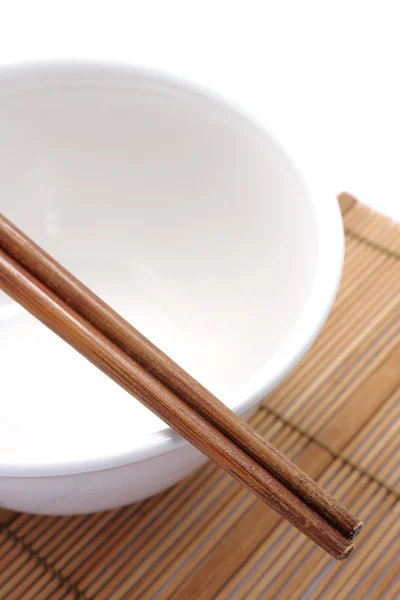 stock image Bowl and chopsticks