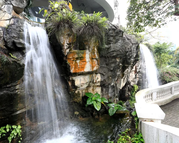 stock image Waterfall in park