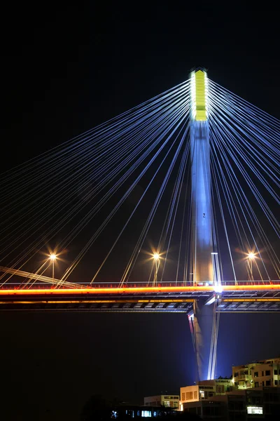 Puente Ting Kau por la noche — Foto de Stock
