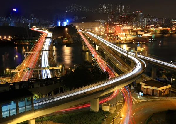 stock image Cargo Terminal and highway