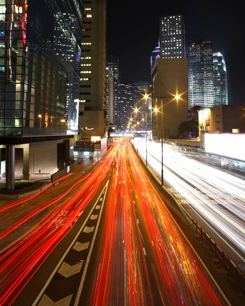 香港的交通情况 — 图库照片