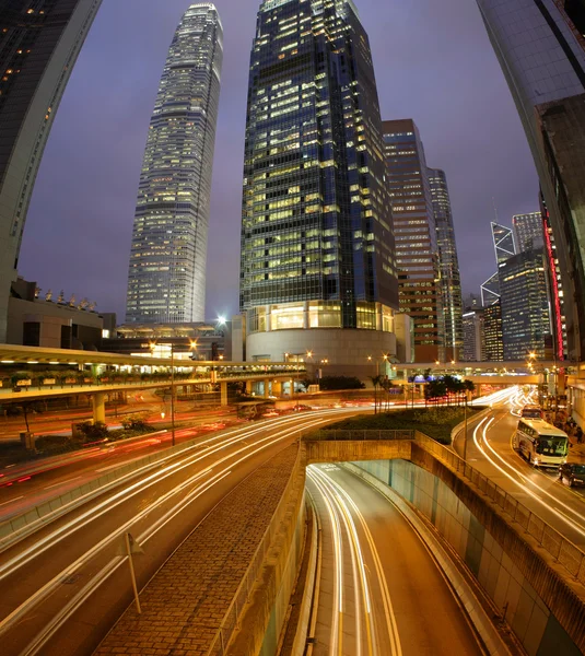 Escena nocturna de Hong Kong — Foto de Stock