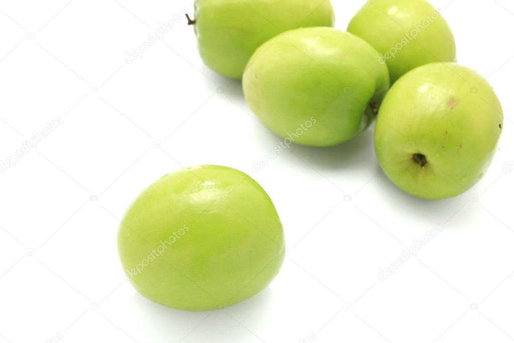 Green plum — Stock Photo © leungchopan 2785637