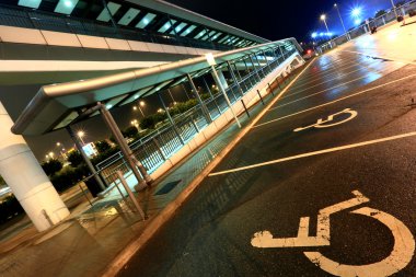 Overpass for wheelchair clipart