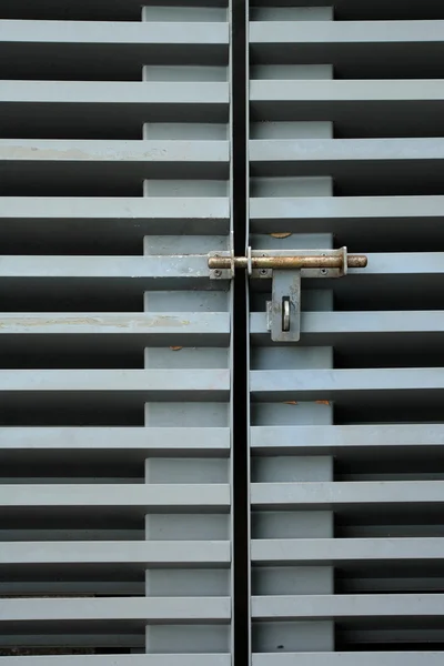 Blokadę drzwi metalowe — Zdjęcie stockowe