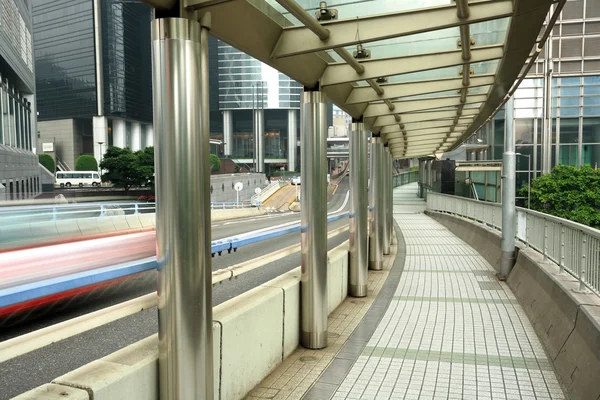 stock image Foot bridge in Hong Kong