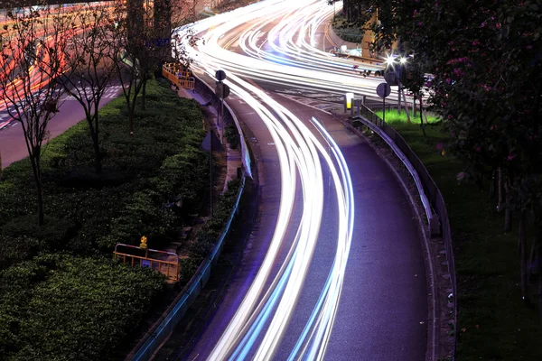 stock image Traffic through downtown