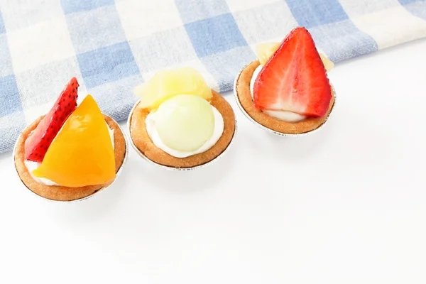 Tortas de frutas — Fotografia de Stock