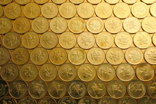 Zlaté mince — Stock fotografie
