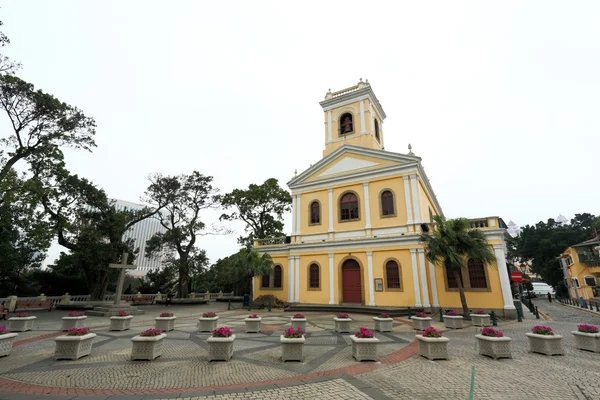 Iglesia Nuestra Señora del Carmelo, macao — Foto de Stock