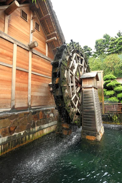 Drewniane waterwheel — Zdjęcie stockowe