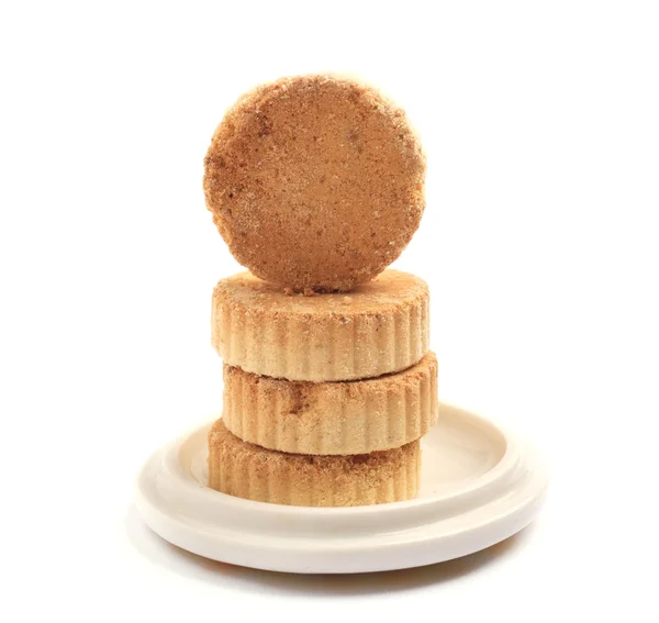Amandel taart, macau stijl — Stockfoto