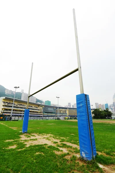 Rugby goalpost — Stockfoto