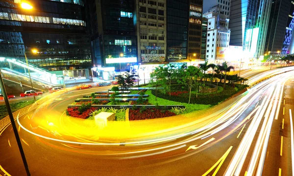 Traffic through downtown — Stock Photo, Image