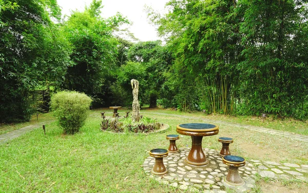 竹林中国の庭 — ストック写真