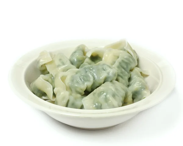Chinese dumpling in bowl — Stock Photo, Image
