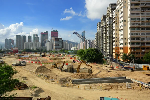 stock image Construction site in city