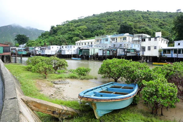 Tai O fishing village with stilt-house in Hong Kong — Stock Photo, Image