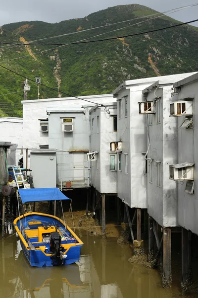 Tai O pueblo de pescadores con stilt casa en Hong Kong —  Fotos de Stock