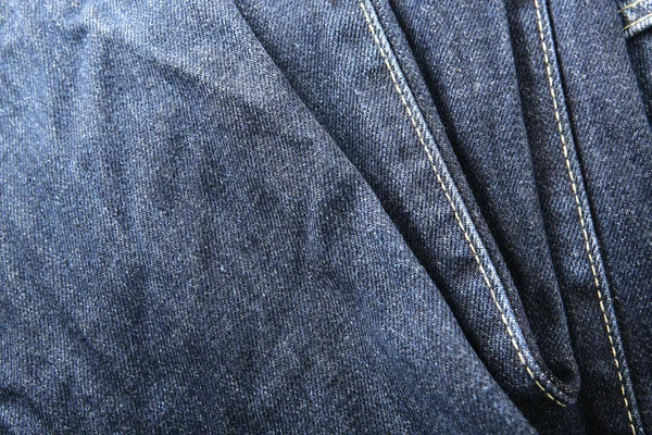 Latar belakang jeans biru tua — Stok Foto