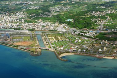 okinawa Japonya Hava fotoğrafı