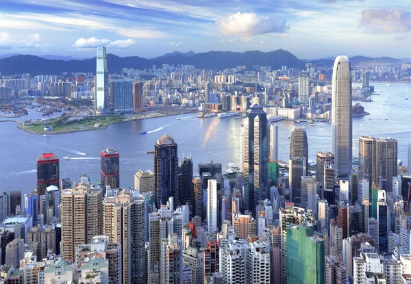 Современный Гонконг — стоковое фото