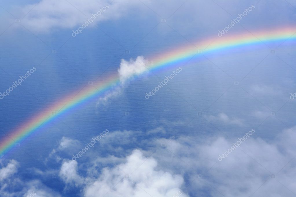 regenbogen im himmel — stockfoto © leungchopan 3617029