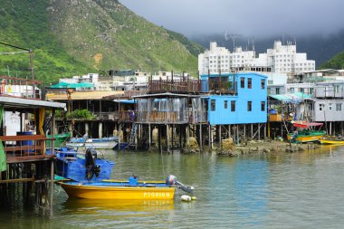 Tai O fishing village clipart