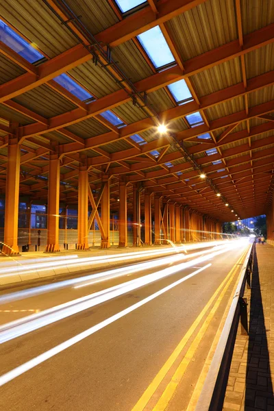 Tunel cu lumină auto — Fotografie, imagine de stoc
