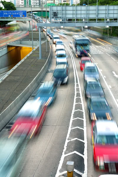 Forgalom a motion blur — Stock Fotó