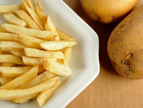 stock image French fries with potato