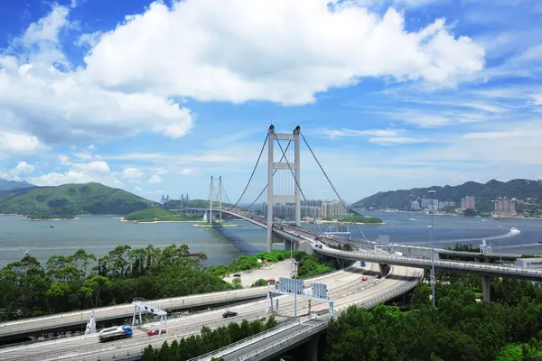 Puente Tsing Ma — Foto de Stock