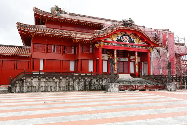 Shuri Slot i Okinawa Japan - Stock-foto