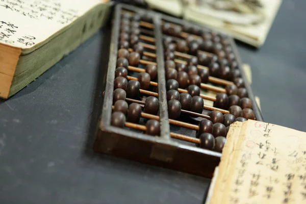 Abacus i gamla butik — Stockfoto