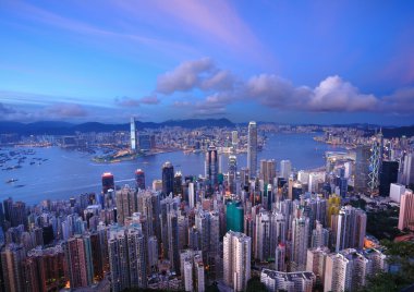 Hong Kong cityscape clipart