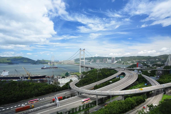 Tsing ma bridge — Stock Fotó