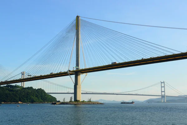 Ting kau γέφυρα στο Χονγκ Κονγκ — Φωτογραφία Αρχείου