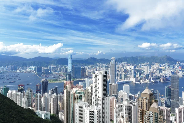 Hong Kong view from peak — Stock Photo, Image