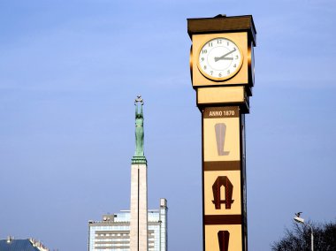 The center of Riga, clipart