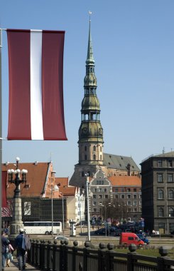 Riga, Peter's church clipart