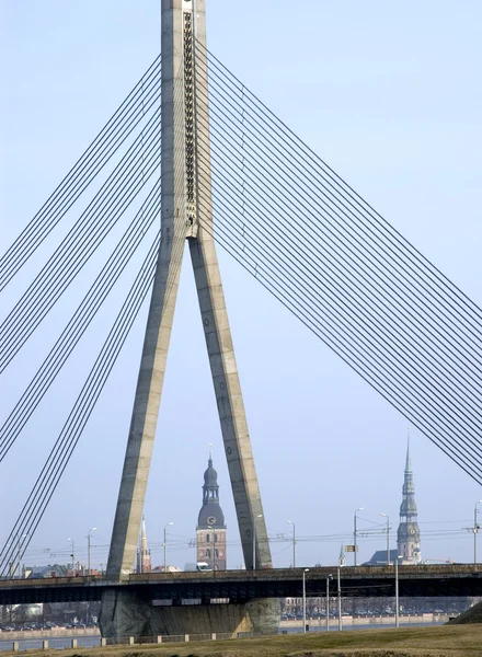 Riga Panoraması, — Stok fotoğraf