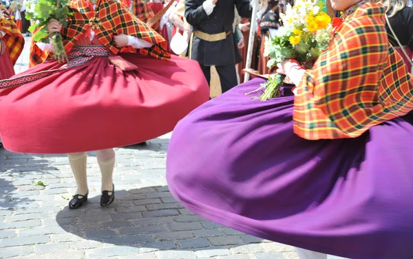 拉脱维亚民族舞蹈 — 图库照片