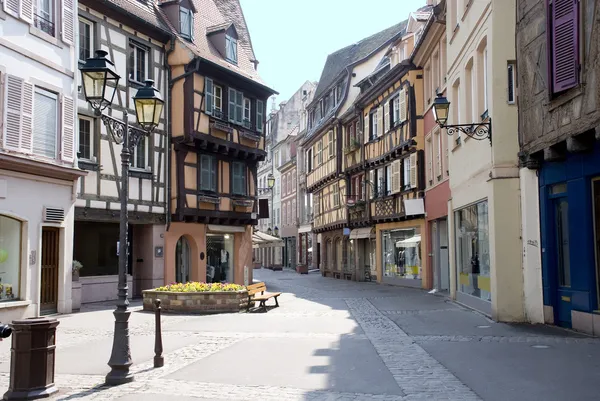 Франція, Кольмаре, середньовічних міських Стокове Зображення