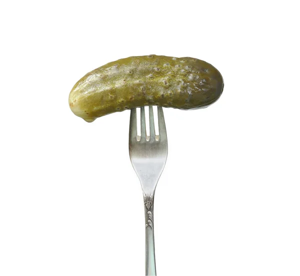 stock image A cucumber on a plug,