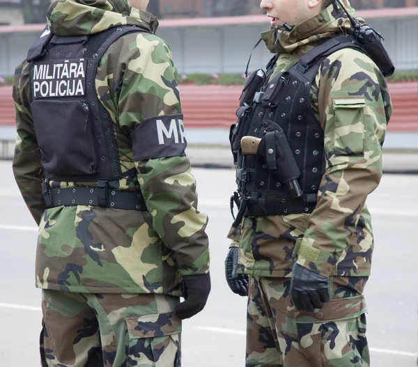 Policja wojskowa — Zdjęcie stockowe