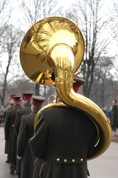 La gran trompeta musical — Foto de Stock