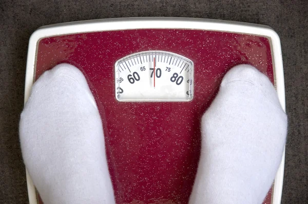 De controle van het gewicht van een lichaam — Stockfoto