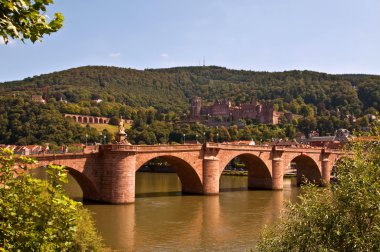 Old bridge feat. Heidelberg castle clipart